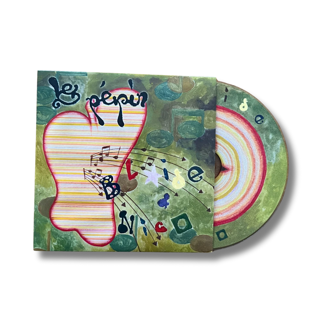 Pochette et CD de l'EP Le Pépin de Blaise & Nico, sorti le 7 février 2025